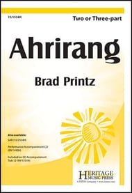 Ahrirang Two-Part choral sheet music cover Thumbnail